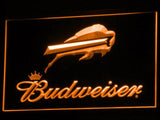 Buffalo Bills Budweiser LED Neon Sign USB - Orange - TheLedHeroes