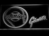 San Francisco Giants (4) LED Neon Sign USB - White - TheLedHeroes