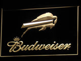 Buffalo Bills Budweiser LED Neon Sign USB - Yellow - TheLedHeroes