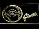 San Francisco Giants (4) LED Neon Sign Electrical - Yellow - TheLedHeroes
