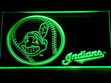 Cleveland Indians (2) LED Neon Sign Electrical - Green - TheLedHeroes