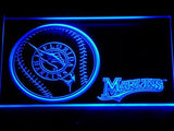 Florida Marlins (2) LED Neon Sign Electrical - Blue - TheLedHeroes