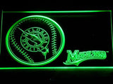 Florida Marlins (2) LED Neon Sign Electrical - Green - TheLedHeroes