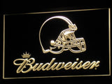 FREE Cleveland Browns Budweiser LED Sign - Yellow - TheLedHeroes