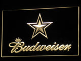 FREE Dallas Cowboys Budweiser LED Sign - Yellow - TheLedHeroes