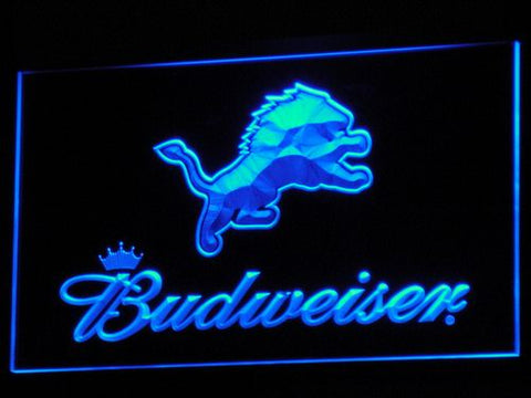 Detroit Lions Budweiser LED Sign -  - TheLedHeroes