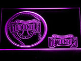 Washington Nationals (2) LED Neon Sign USB - Purple - TheLedHeroes