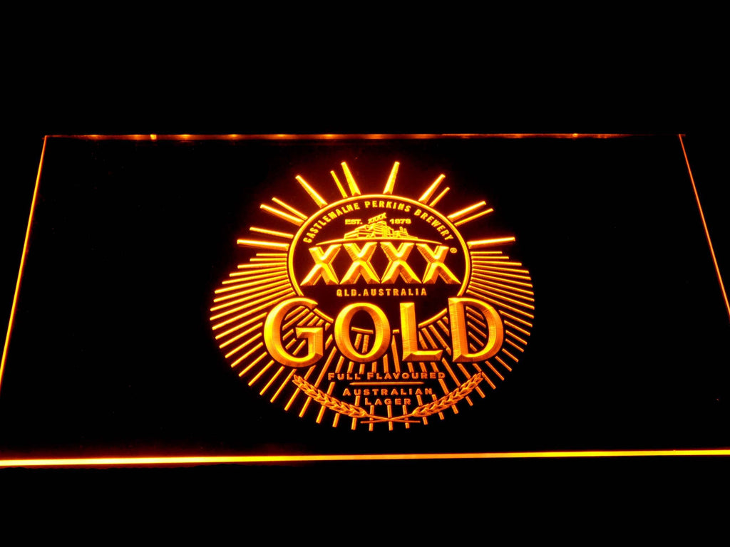 Castlemaine XXXX (3) LED Neon Sign USB - Yellow - TheLedHeroes