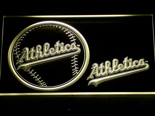 FREE Oakland Athletics (3) LED Sign - Yellow - TheLedHeroes