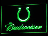 Indianapolis Colts Budweiser LED Neon Sign Electrical - Green - TheLedHeroes