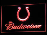Indianapolis Colts Budweiser LED Neon Sign USB - Red - TheLedHeroes