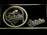 FREE Baltimore Orioles (2) LED Sign - Yellow - TheLedHeroes