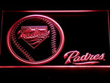 San Diego Padres (3) LED Neon Sign Electrical - Red - TheLedHeroes