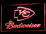 Kansas City Chiefs Budweiser LED Neon Sign USB - Red - TheLedHeroes