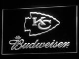 Kansas City Chiefs Budweiser LED Neon Sign Electrical - White - TheLedHeroes