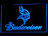 Minnesota Vikings Budweiser LED Neon Sign USB -  - TheLedHeroes