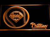 FREE Philadelphia Phillies (2) LED Sign - Orange - TheLedHeroes