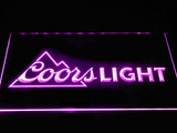 Coors Light LED Neon Sign Electrical - Purple - TheLedHeroes