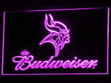 Minnesota Vikings Budweiser LED Neon Sign Electrical -  - TheLedHeroes
