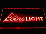 Coors Light LED Neon Sign USB - Red - TheLedHeroes