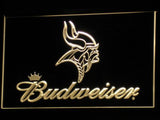 Minnesota Vikings Budweiser LED Sign - Yellow - TheLedHeroes