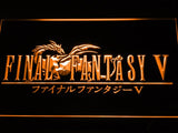 Final Fantasy V LED Neon Sign Electrical - Orange - TheLedHeroes