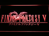 FREE Final Fantasy V LED Sign - Red - TheLedHeroes