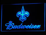 New Orleans Saints Budweiser LED Sign - Blue - TheLedHeroes