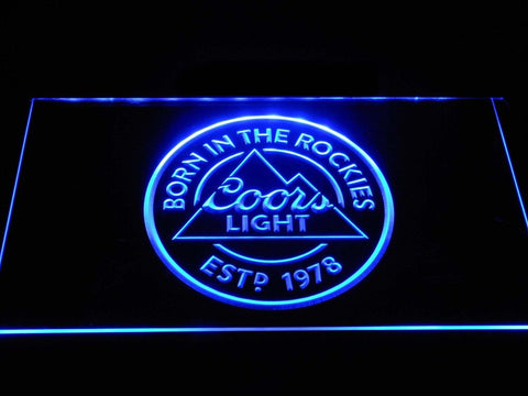 FREE Coors Light (2) LED Sign - Blue - TheLedHeroes