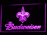 New Orleans Saints Budweiser LED Sign - Purple - TheLedHeroes