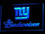 New York Giants Budweiser LED Neon Sign Electrical - Blue - TheLedHeroes