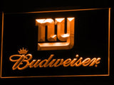 New York Giants Budweiser LED Neon Sign Electrical - Orange - TheLedHeroes