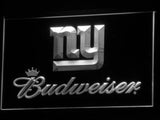 New York Giants Budweiser LED Neon Sign Electrical - White - TheLedHeroes