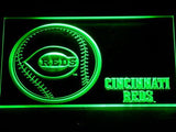 Cincinnati Reds (2) LED Neon Sign Electrical - Green - TheLedHeroes