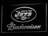 New York Jets Budweiser LED Sign - White - TheLedHeroes