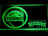 FREE Colorado Rockies (2) LED Sign - Green - TheLedHeroes