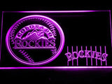 Colorado Rockies (2) LED Neon Sign USB - Purple - TheLedHeroes