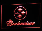 Pittsburgh Steelers Budweiser LED Neon Sign USB -  - TheLedHeroes