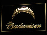 San Diego Chargers Budweiser LED Neon Sign Electrical - Yellow - TheLedHeroes