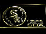 Chicago White Sox LED Neon Sign Electrical - Yellow - TheLedHeroes
