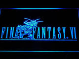 Final Fantasy VI LED Neon Sign Electrical - Blue - TheLedHeroes