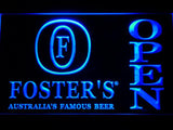 Foster Open LED Neon Sign Electrical - Blue - TheLedHeroes