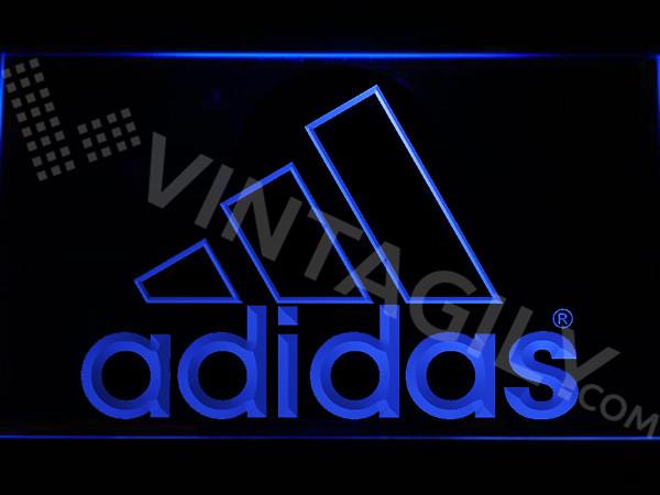 Adidas LED Neon Sign USB - Blue - TheLedHeroes