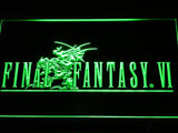 Final Fantasy VI LED Neon Sign Electrical - Green - TheLedHeroes