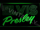 Elvis Presley 2 LED Sign - Green - TheLedHeroes