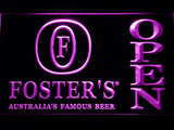 Foster Open LED Neon Sign Electrical - Purple - TheLedHeroes