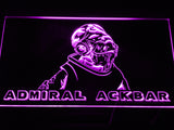 FREE Star Wars Admiral Ackbar LED Sign - Purple - TheLedHeroes