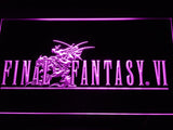 Final Fantasy VI LED Neon Sign USB - Purple - TheLedHeroes
