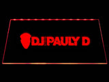 DJ Pauly D LED Neon Sign Electrical - Red - TheLedHeroes