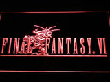 Final Fantasy VI LED Neon Sign USB - Red - TheLedHeroes
